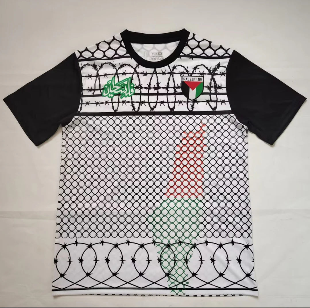 Palestine FC football shirt / Palestina Black فلسطين 2025/26