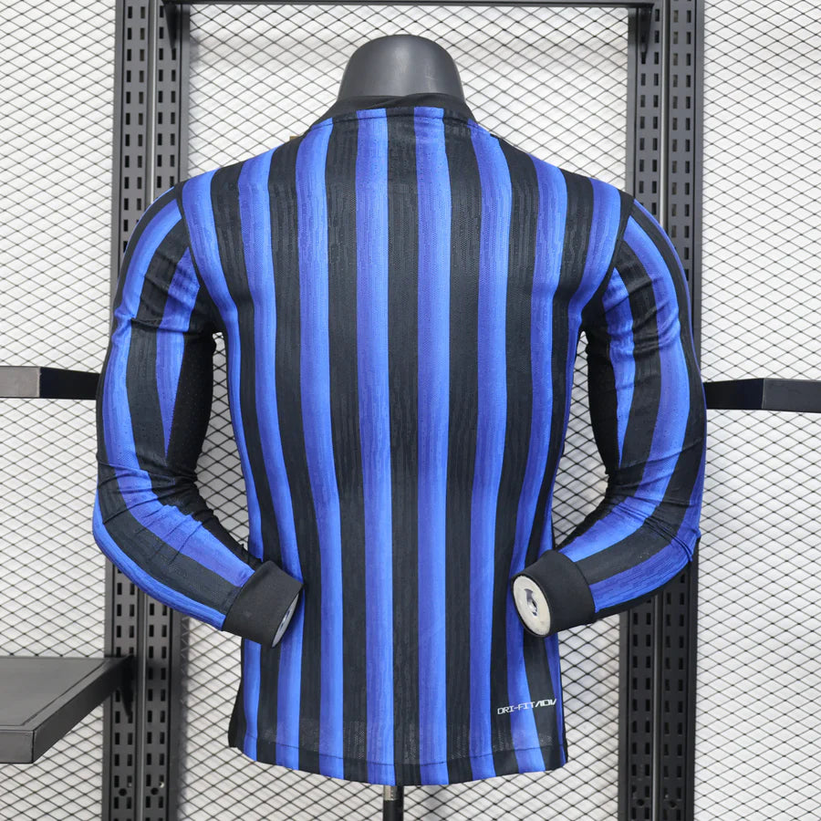 Maillot football Inter Milan domicile Player Version manches longues 2025/26