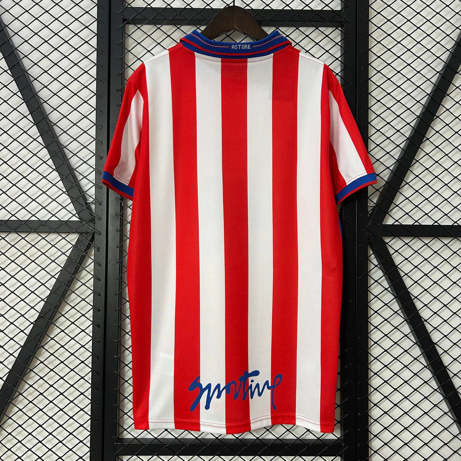 Maillot football Sporting Gijon domicile 2001/02