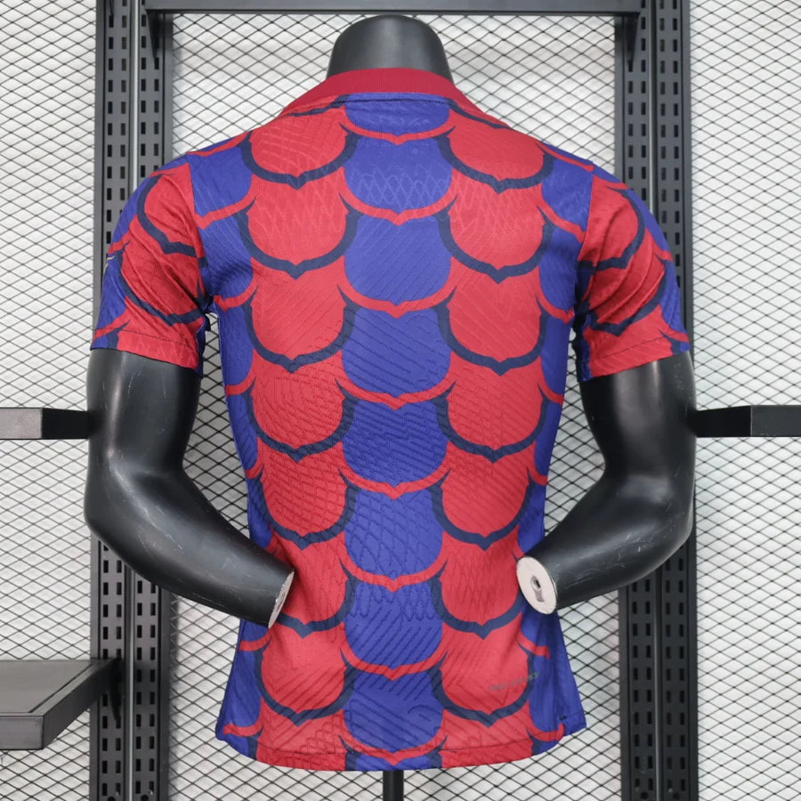 Maillot Barcelone/Barcelona Avant-Match Nike Player Version 2024/25