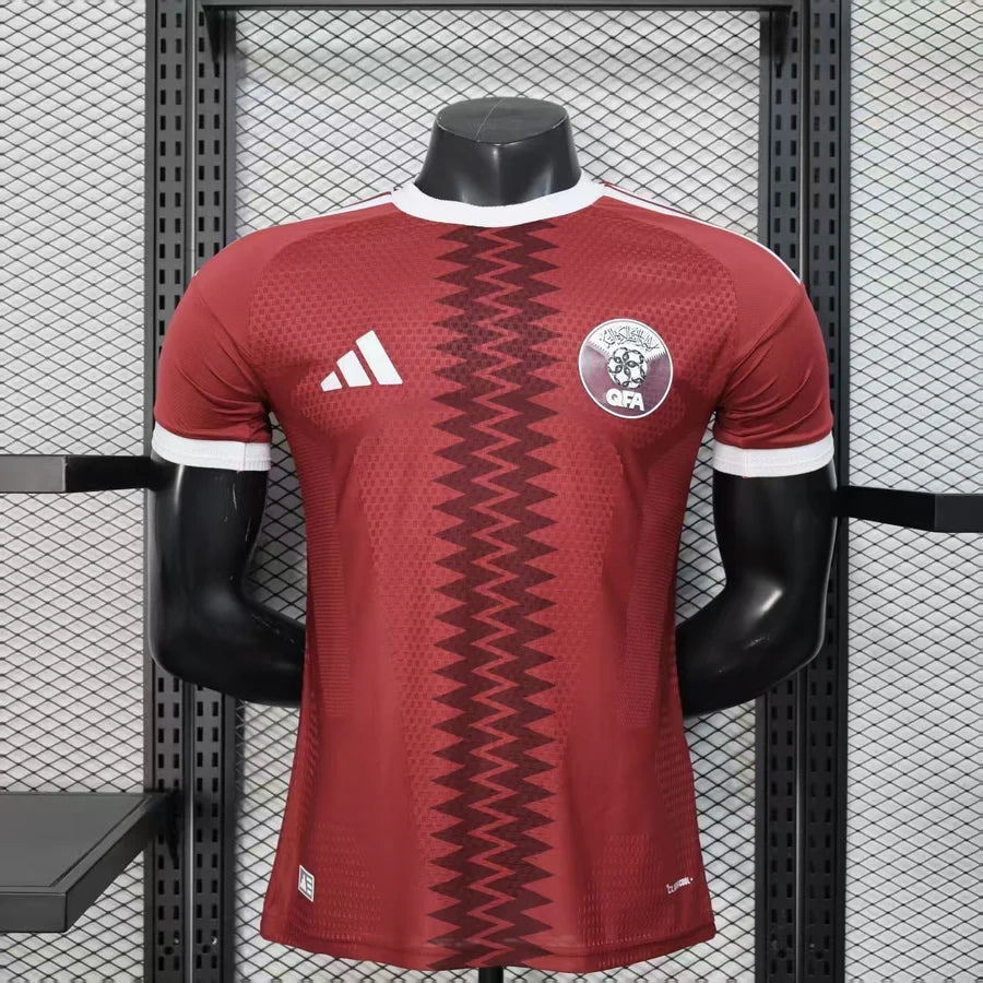 Qatar Home Football Jersey Player Version World Cup 2026