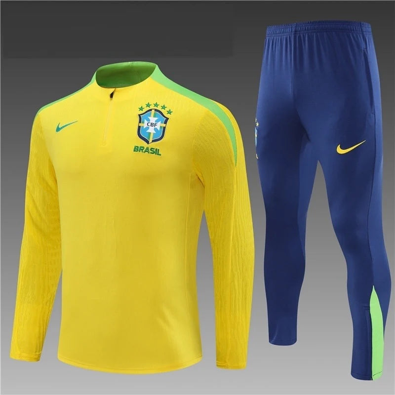 Survêtement ensemble Brésil Brazil jaune 2024/25