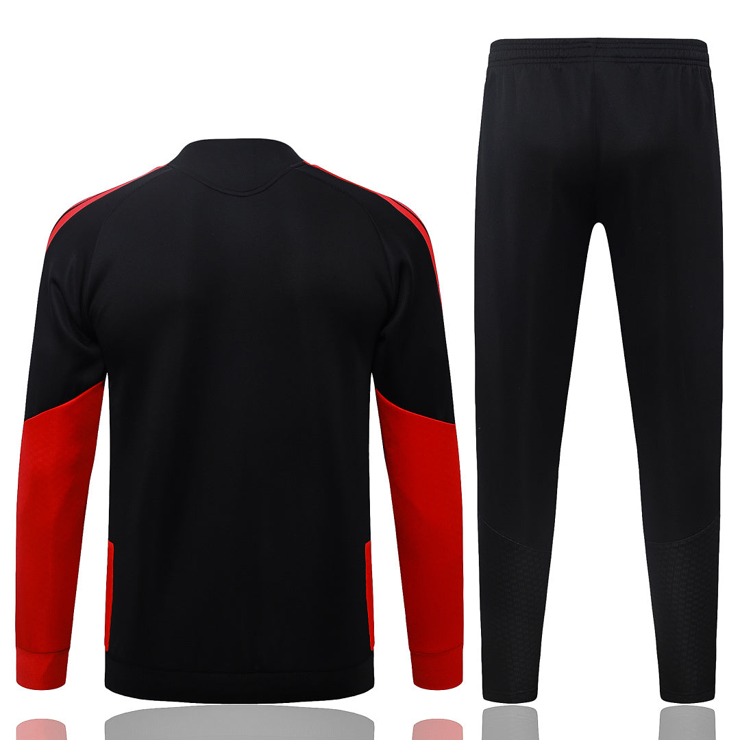 Survêtement Ensemble Veste Manchester United Noir et Rouge