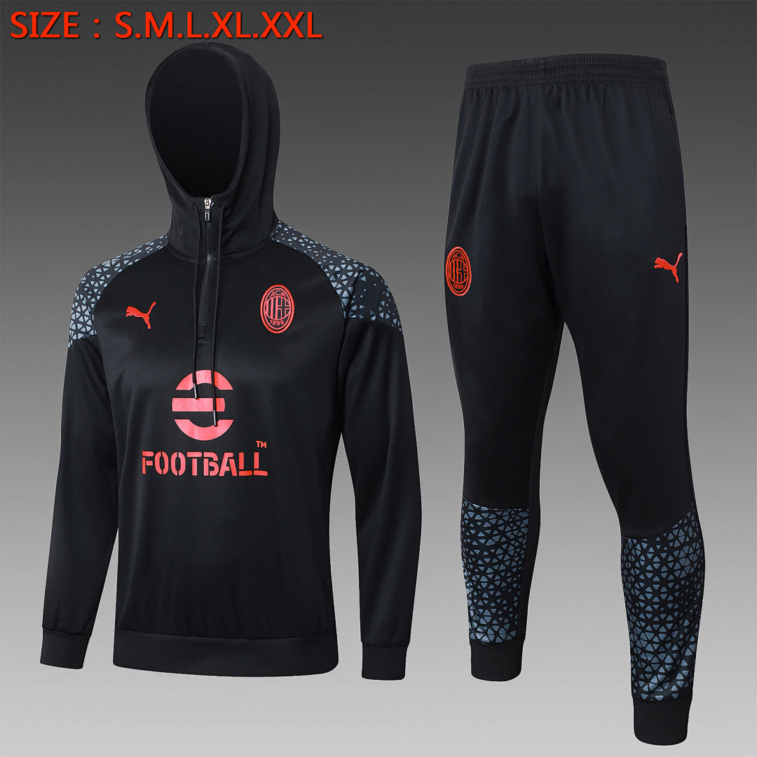 Ensemble Veste AC Milan 2023/24- Avec Capuche