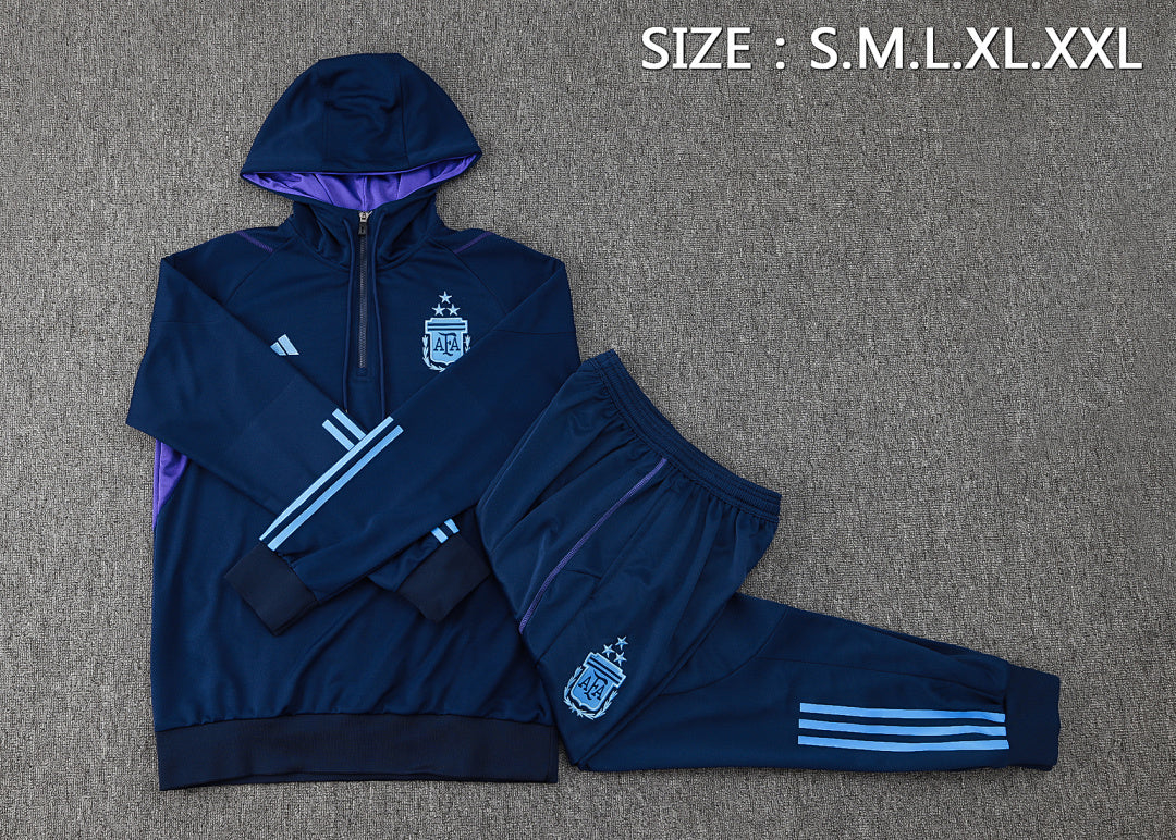 Ensemble Veste Argentine 2023/24- Avec Capuche