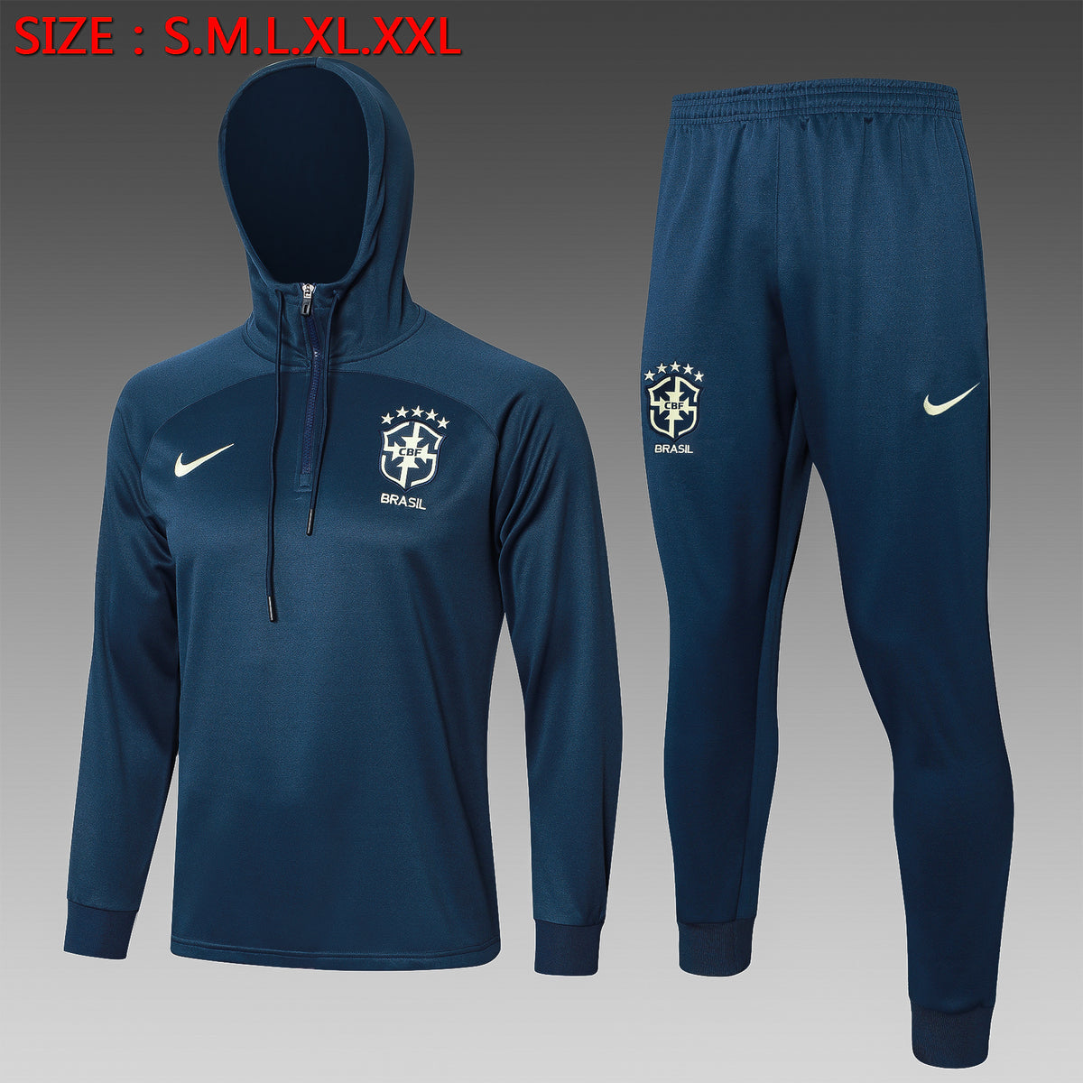 Ensemble Veste Brésil 2023/24 - Avec Capuche