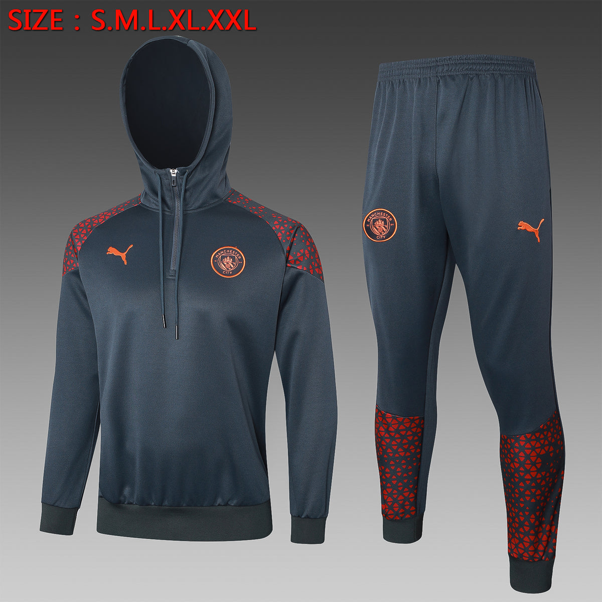 Ensemble Veste Manchester City 2023/24- Avec Capuche