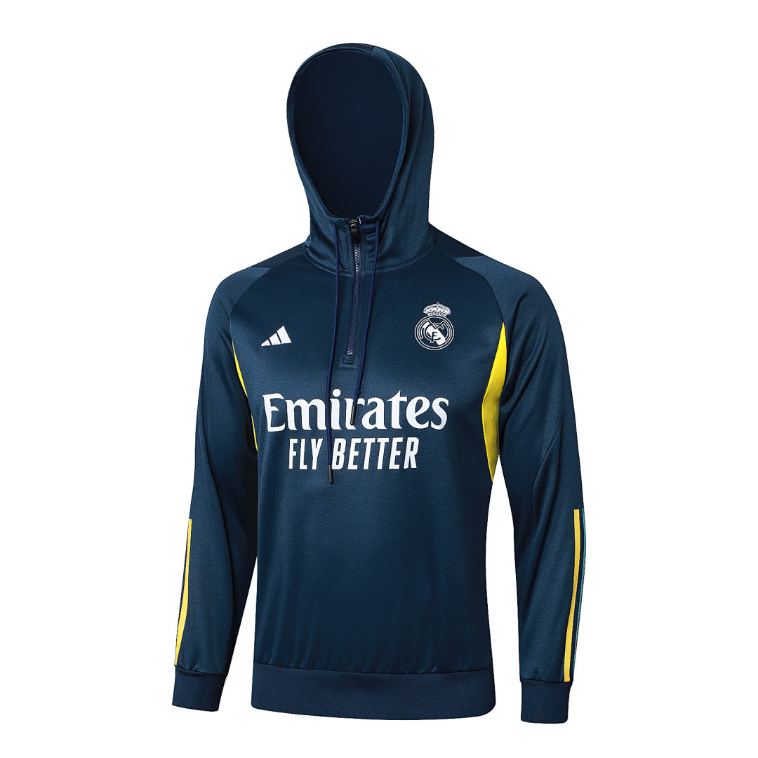 Ensemble Veste Real Madrid 2023/24- Avec Capuche