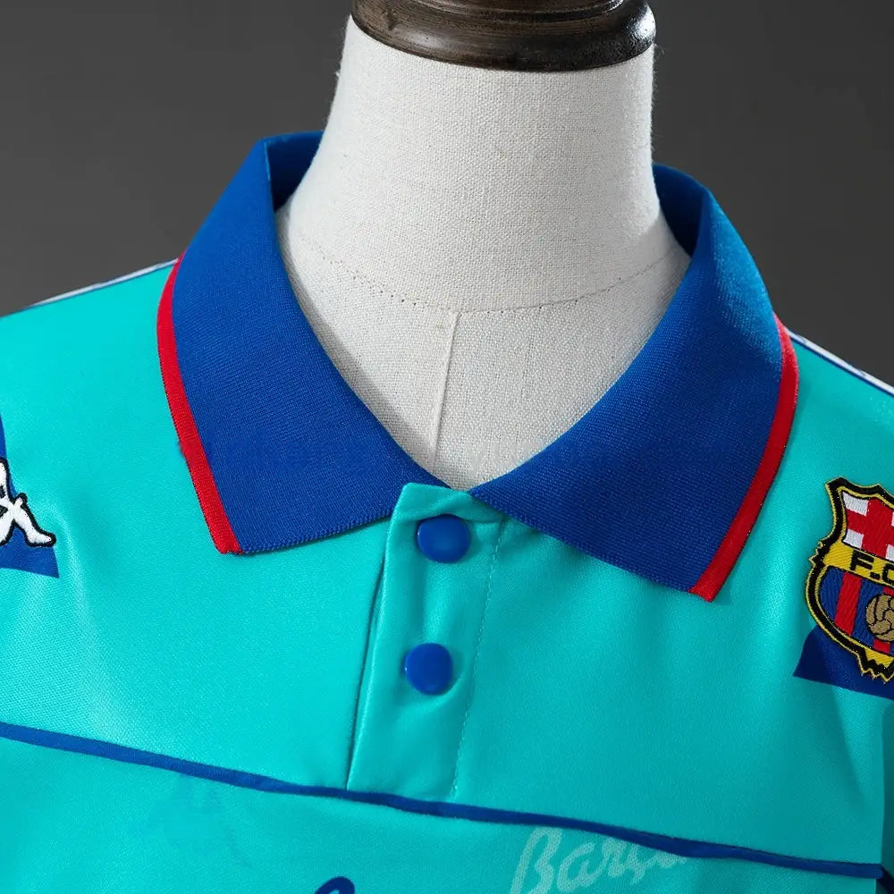 Kit Ensemble Football Barcelone Extérieur Enfant Rétro 1992/95