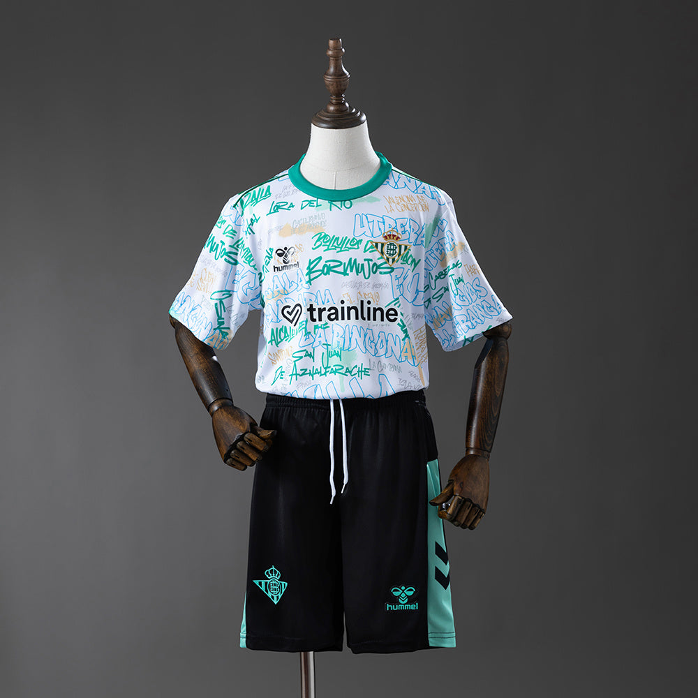 Kit Ensemble Football Real Betis Édition Spéciale Enfant 2025/26.