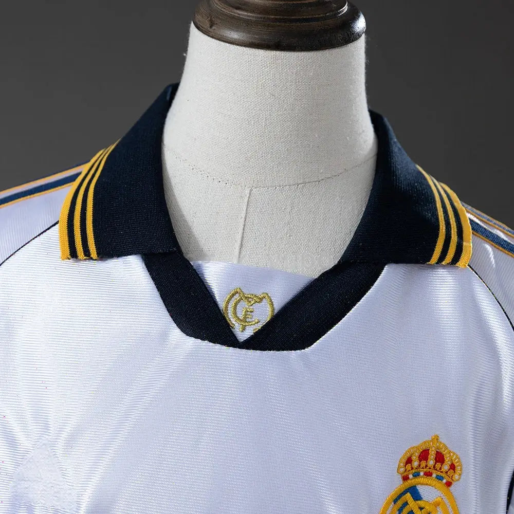 Kit Ensemble Football Real Madrid Domicile Enfant Retro 1998/00