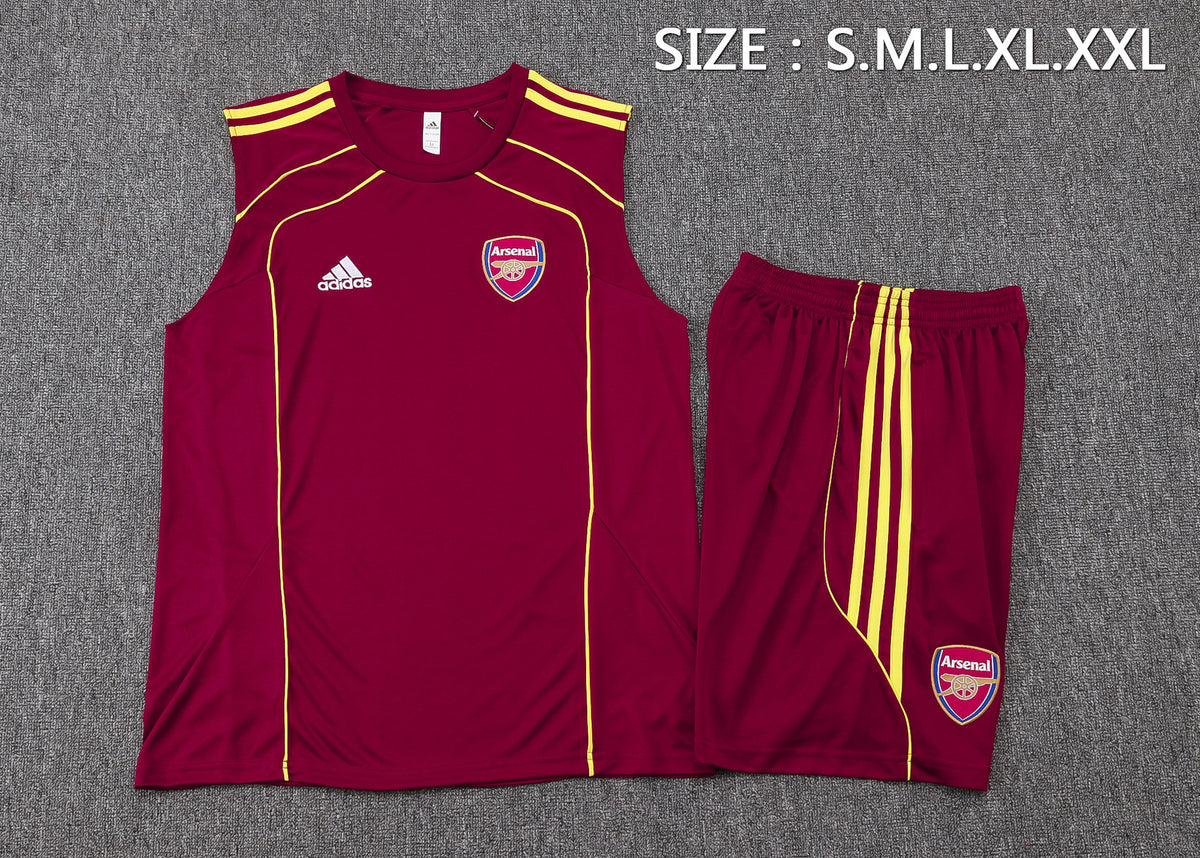 Kit Football Arsenal Ensemble Training Sans Manches 2025/26