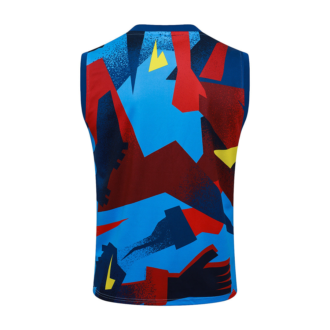 Kit Football Barcelone Ensemble Training Sans Manches 2025/26