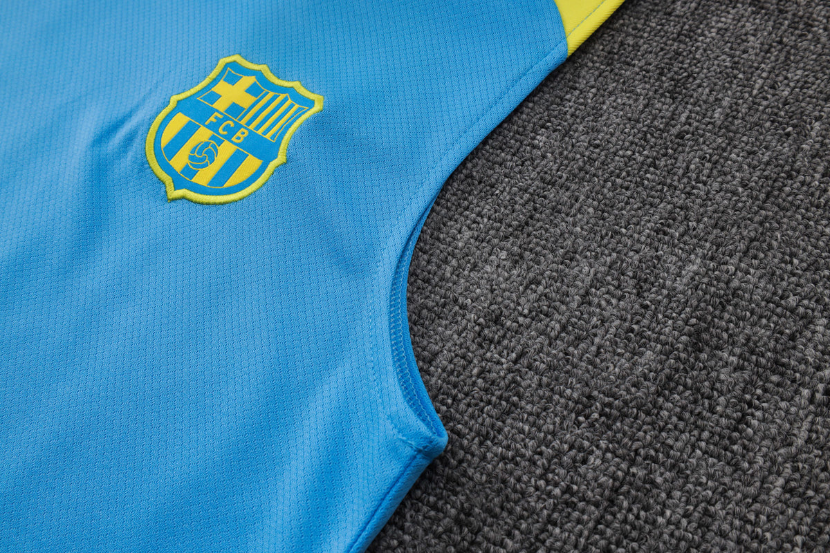 Kit Football Barcelone Ensemble Training Sans Manches 2025/26