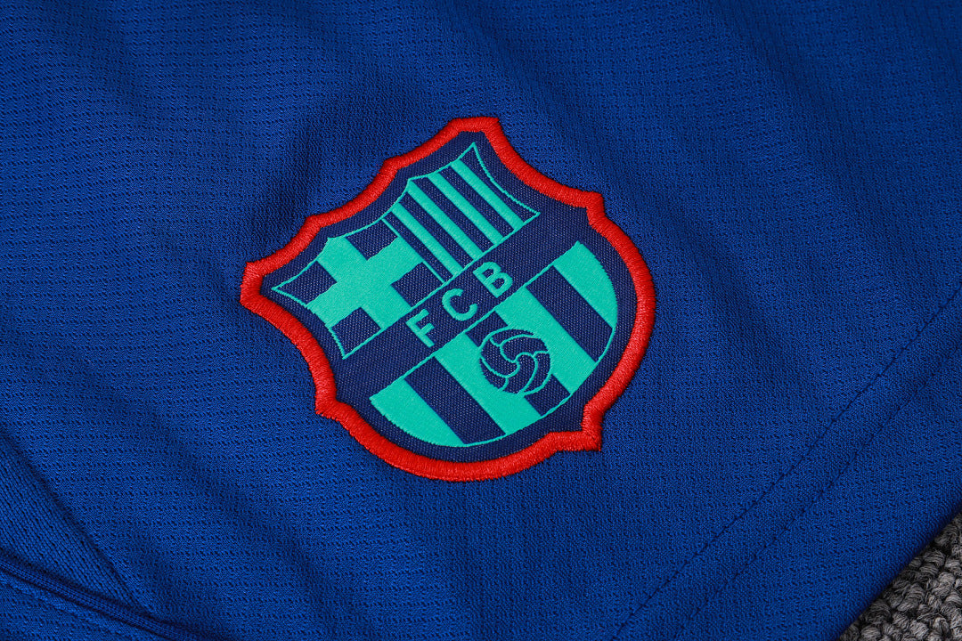 Kit Football Barcelone Ensemble Training Sans Manches Vert Clair