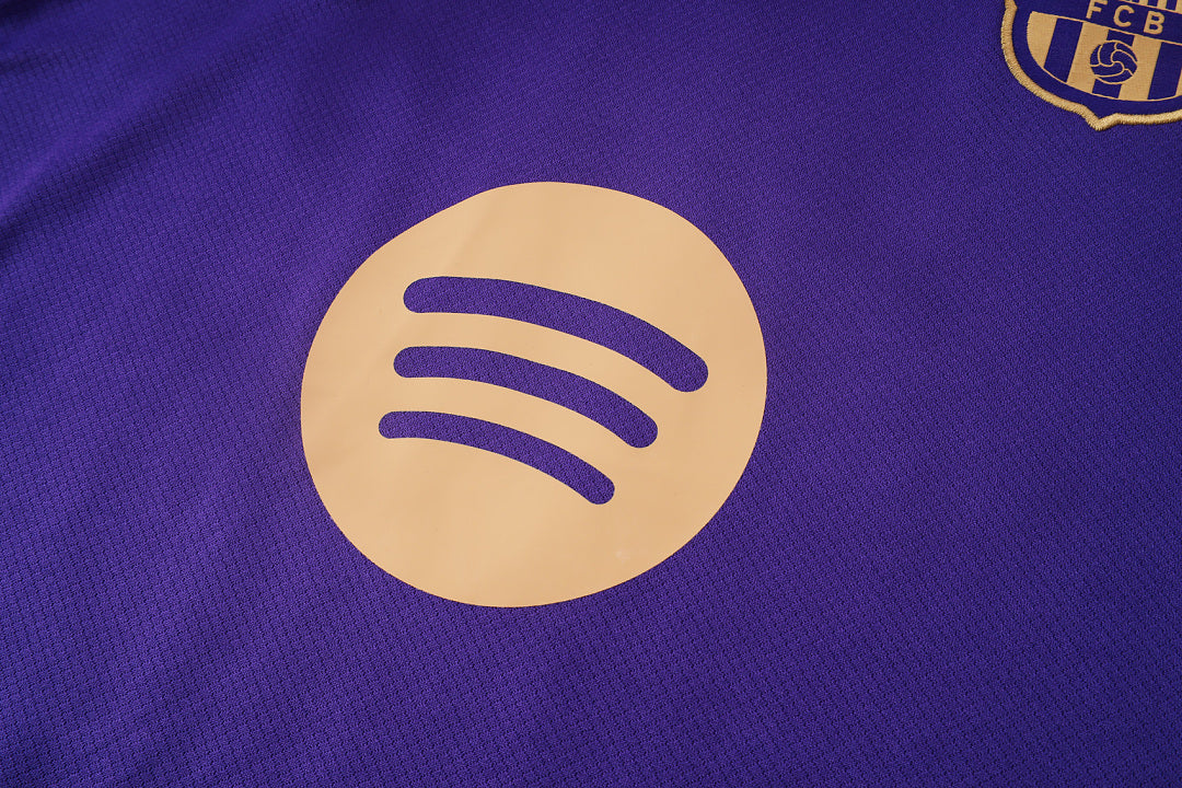 Kit Football Barcelone Ensemble Training Sans Manches Violet