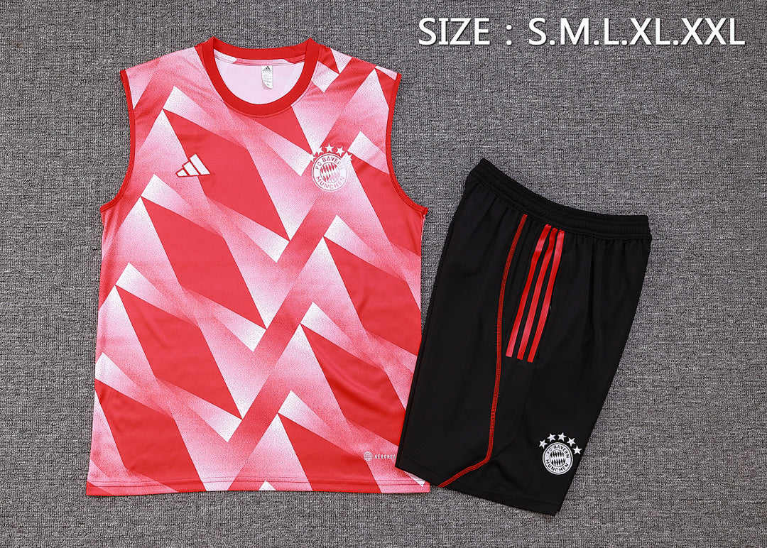 Kit Football Bayern Ensemble Training Sans Manches 2023/24