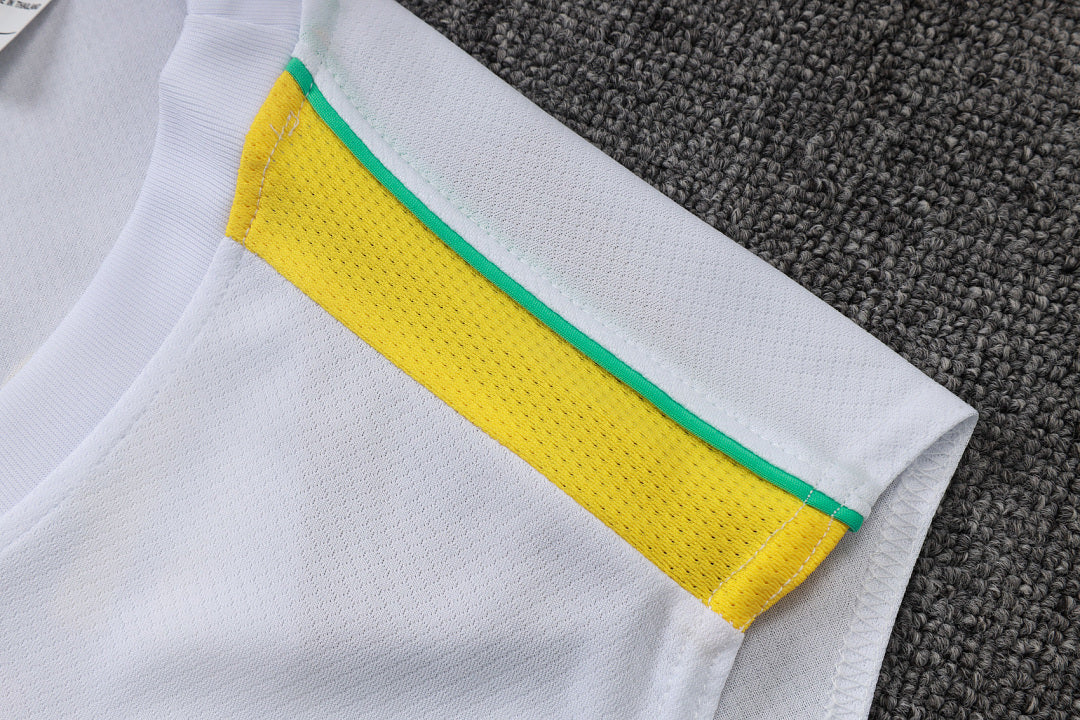 Kit Football Brésil Débardeur Training Blanc 2026/27