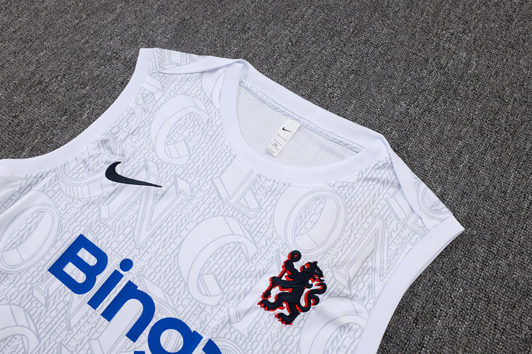 Kit Football Chelsea Ensemble Training Sans Manches 2025/26