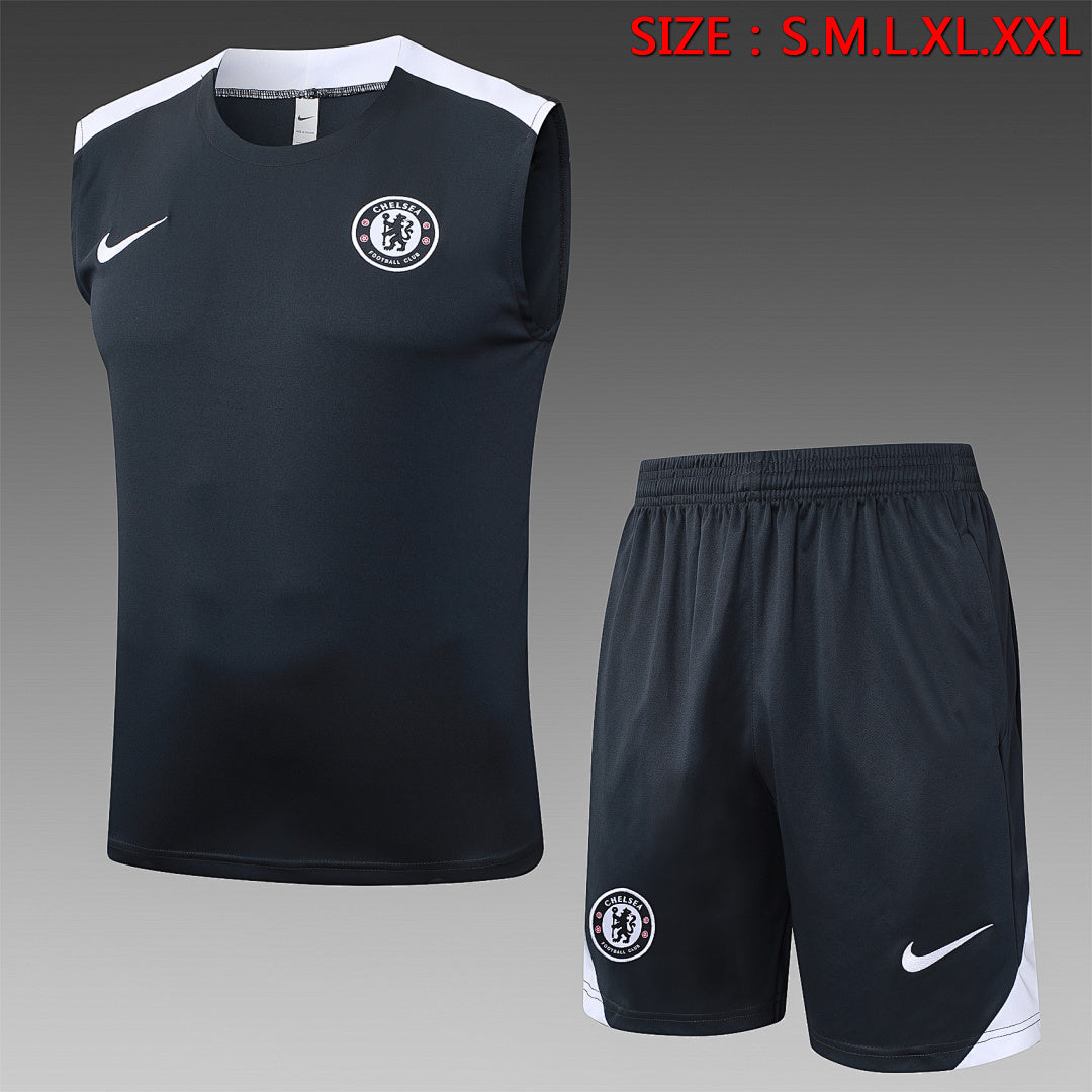 Kit Football Chelsea Ensemble Training Sans Manches 2025/26