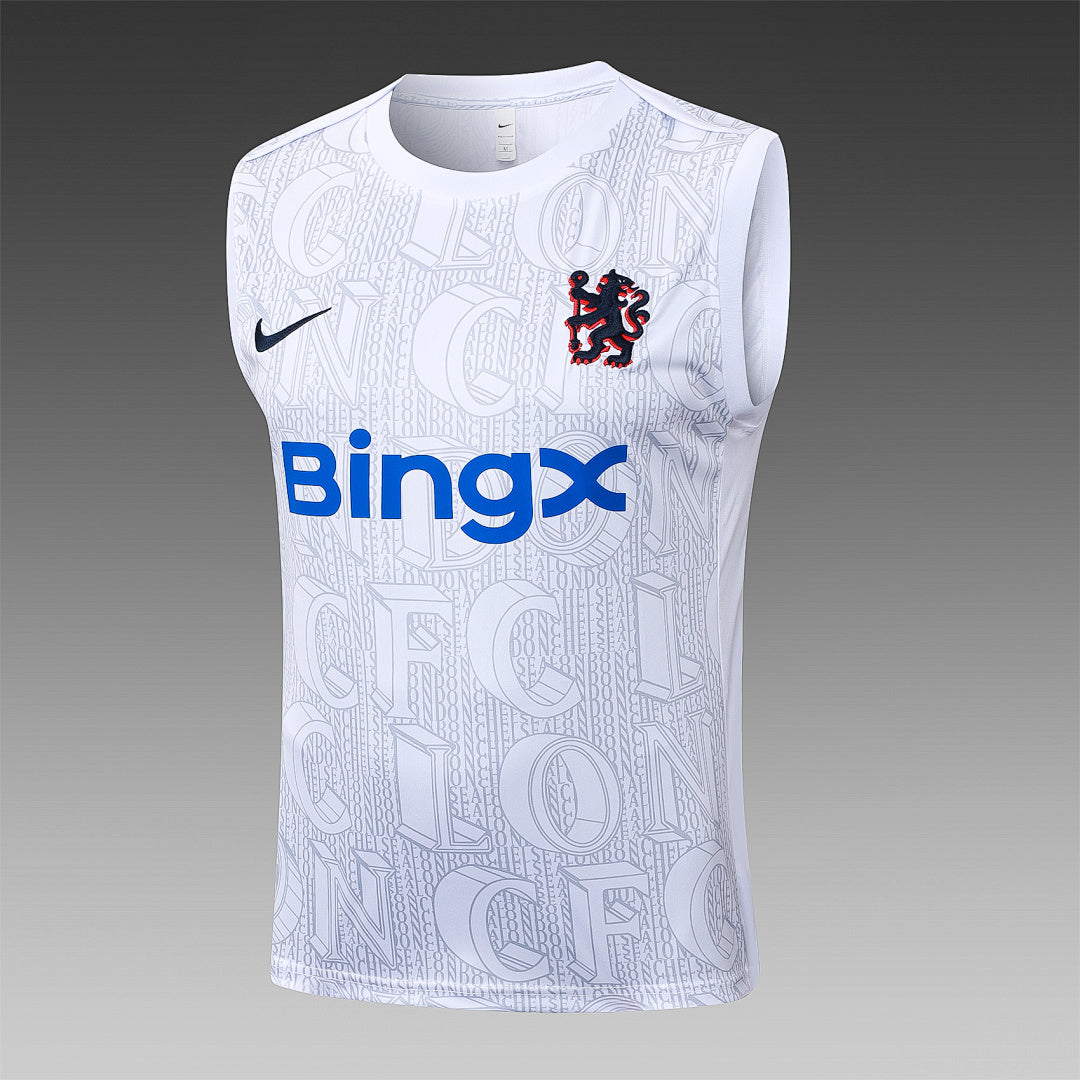Kit Football Chelsea Ensemble Training Sans Manches 2025/26