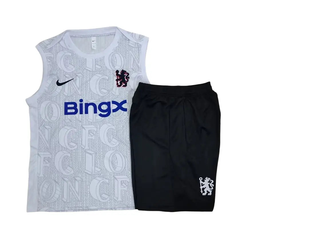 Kit Football Chelsea Ensemble Training Sans Manches 2025/26