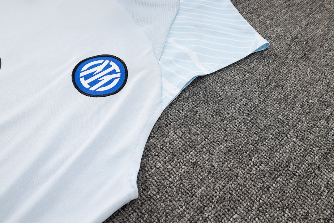 Kit Football Inter Milan Ensemble Training Sans Manches 2023/24