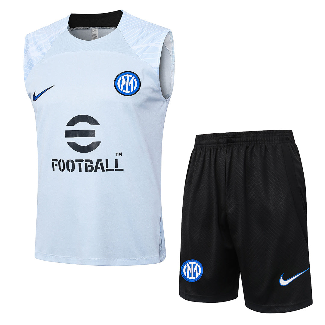 Kit Football Inter Milan Ensemble Training Sans Manches 2023/24