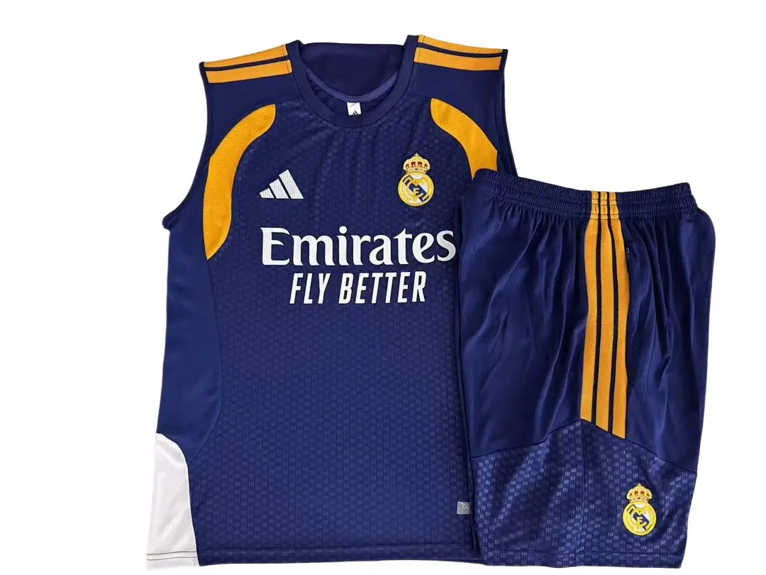 Kit Football Madrid Ensemble Training Bleu Roi