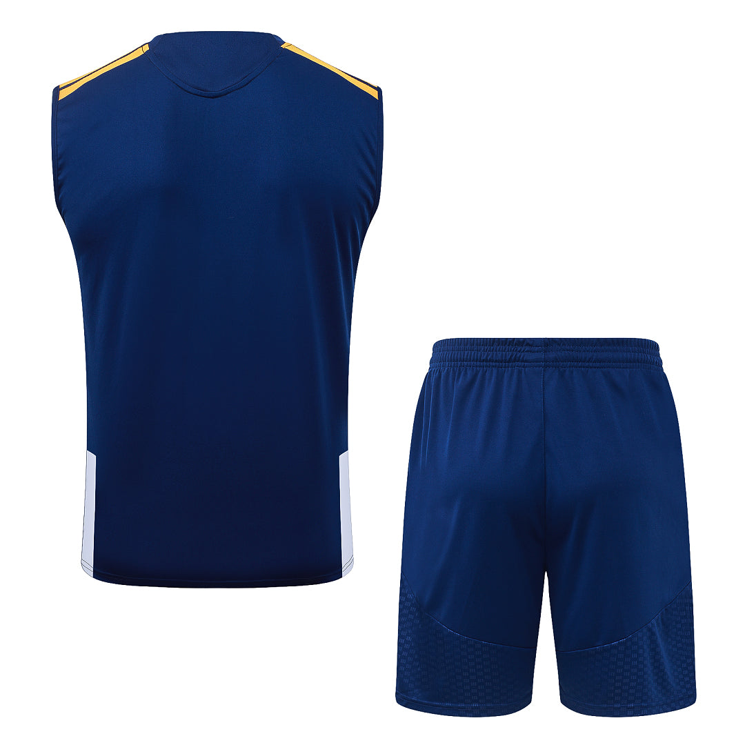 Kit Football Madrid Ensemble Training Bleu Roi