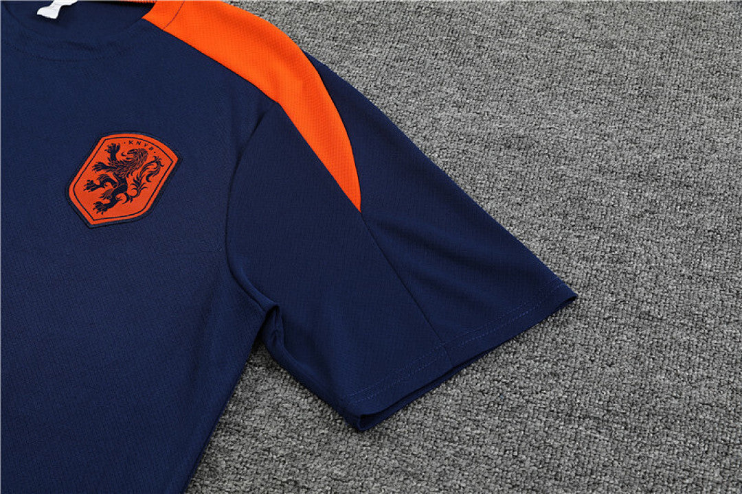 Kit Football Pays-Bas Ensemble Training 2024/25 - Bleu Roi