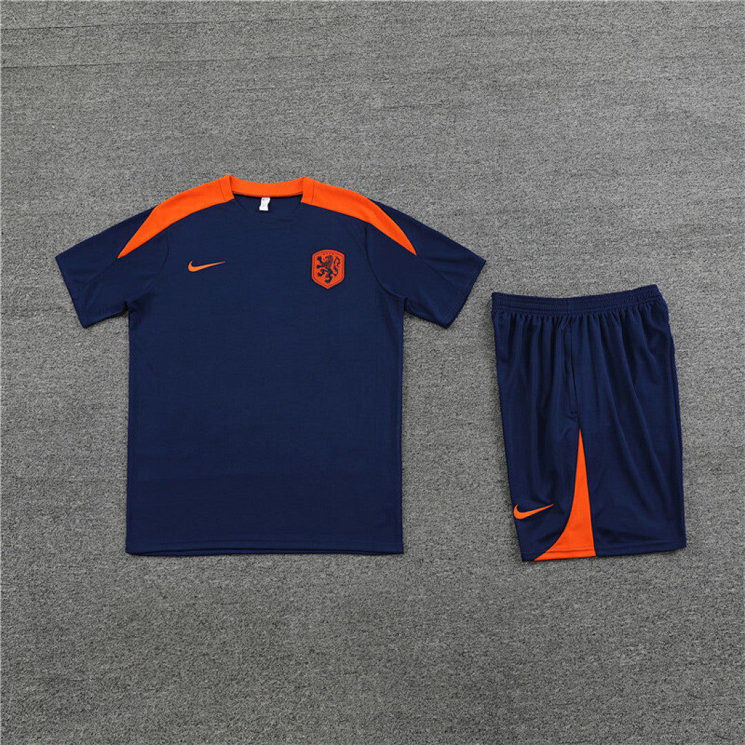 Kit Football Pays-Bas Ensemble Training 2024/25 - Bleu Roi