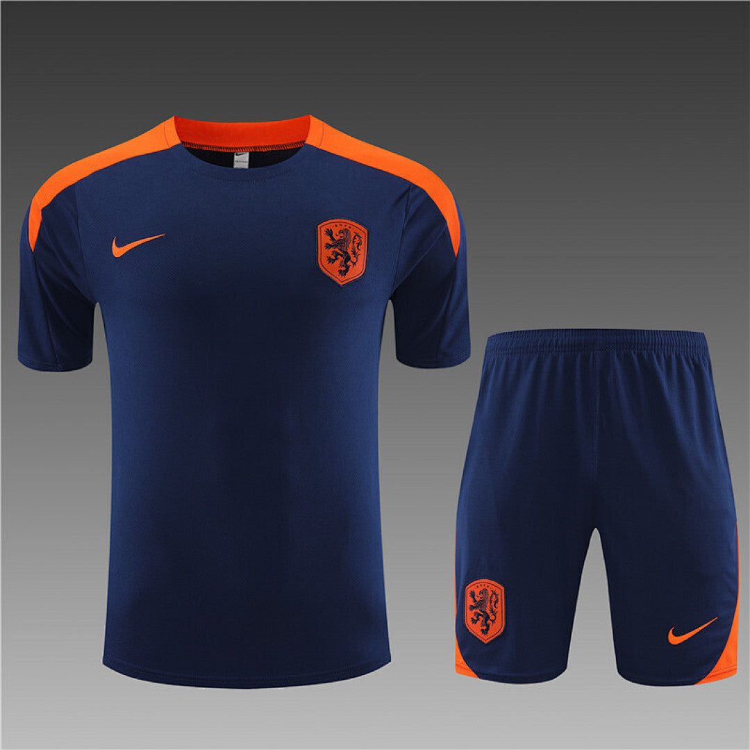 Kit Football Pays-Bas Ensemble Training 2024/25 - Bleu Roi