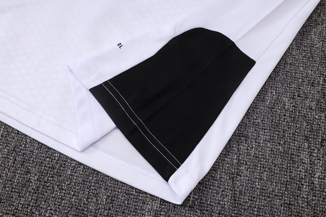 Kit Football Sans Manches Ensemble Training Blanc