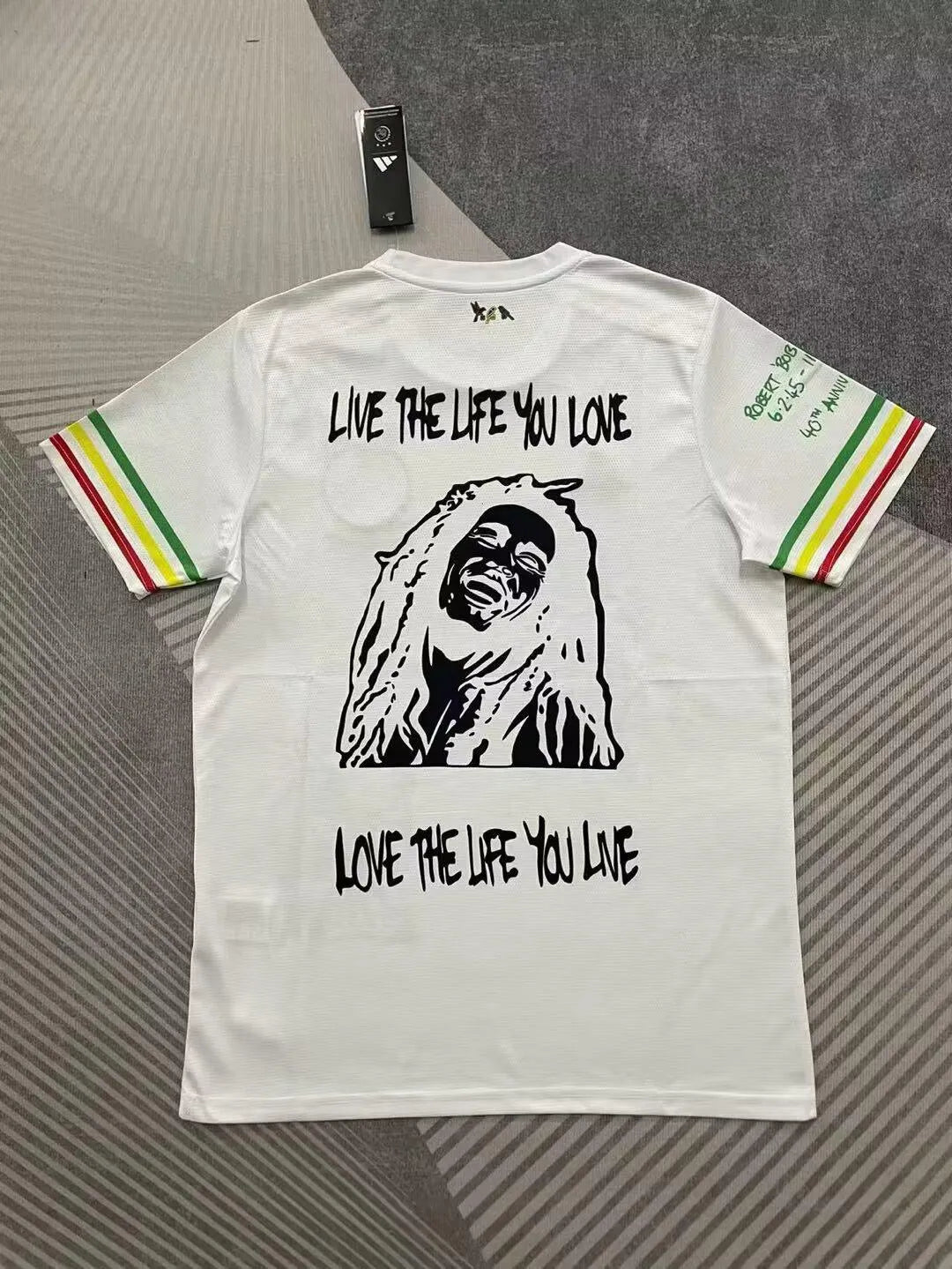 Maillot football Ajax Amsterdam Spécial Bob Marley Blanc 2025/26
