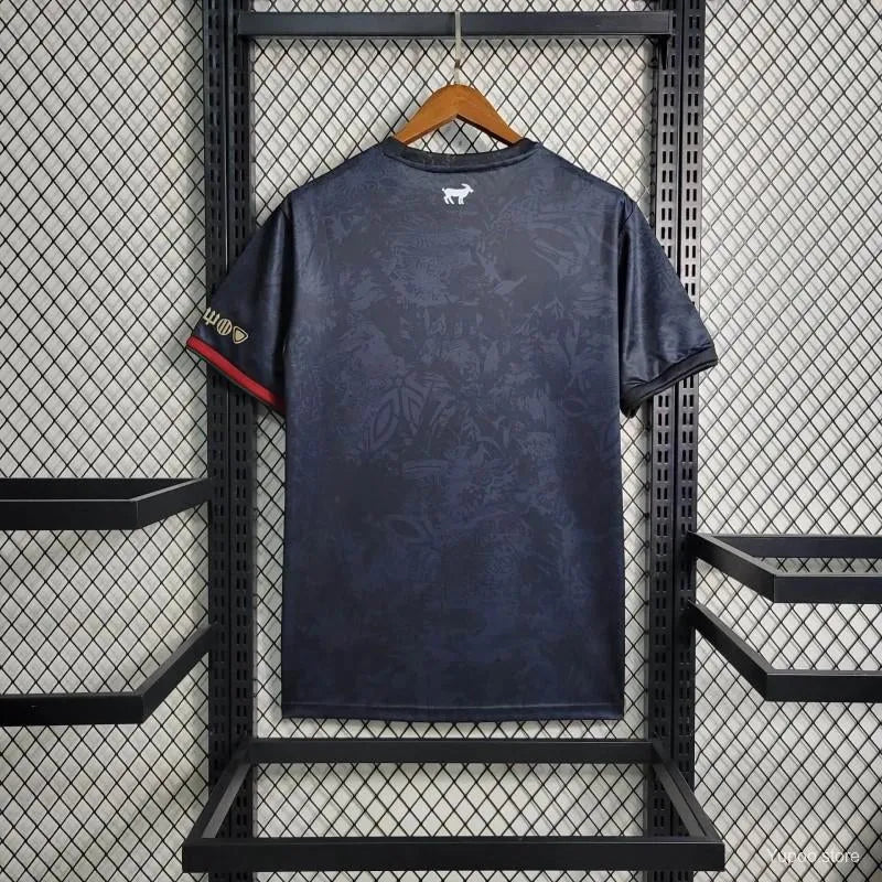 Maillot football Portugal RONALDO THE SIU Black Comma Football Stussy 2024/25