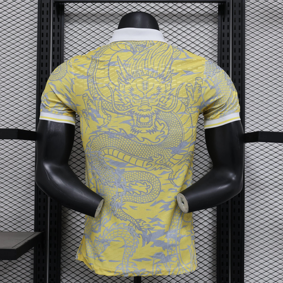 Maillot football Real Madrid Dragon Jaune Player Version 2025/26