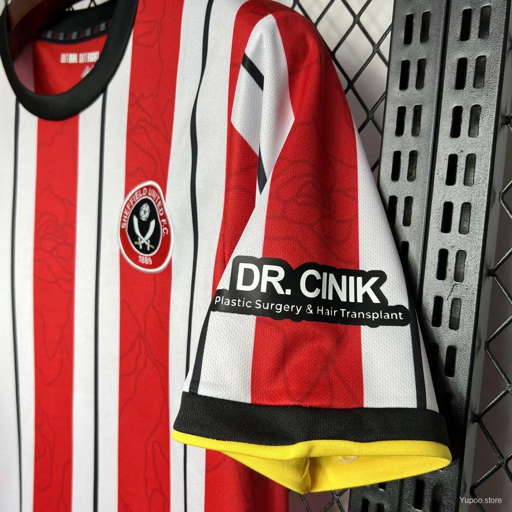 Maillot football Sheffield United domicile 2024/25