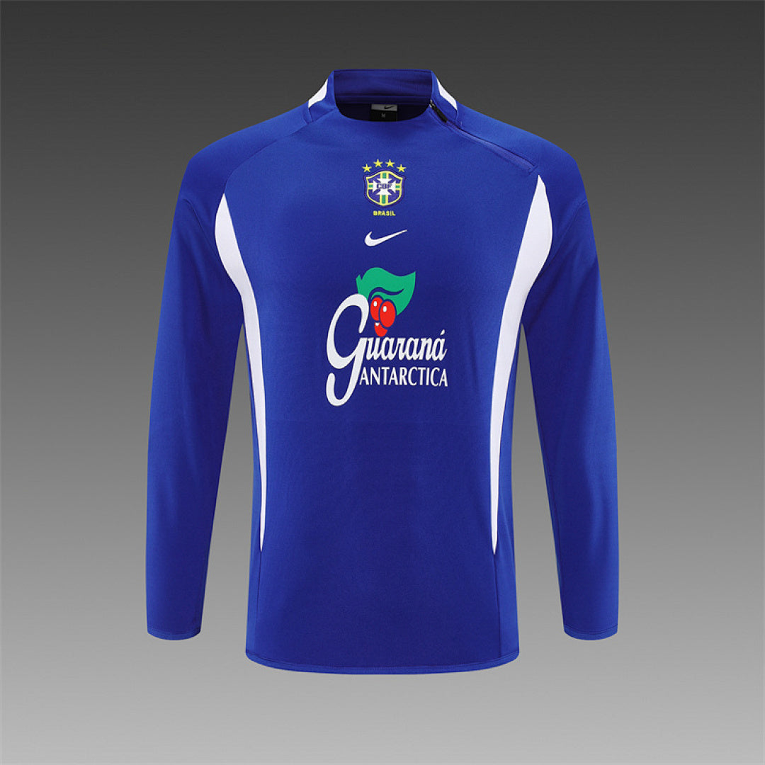 Maillot Retro Training Brésil 2002 - Manches Longues