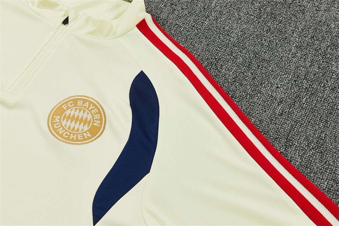 Survêtement Ensemble Jogging Bayern Munich 2026/27 Beige - Adulte
