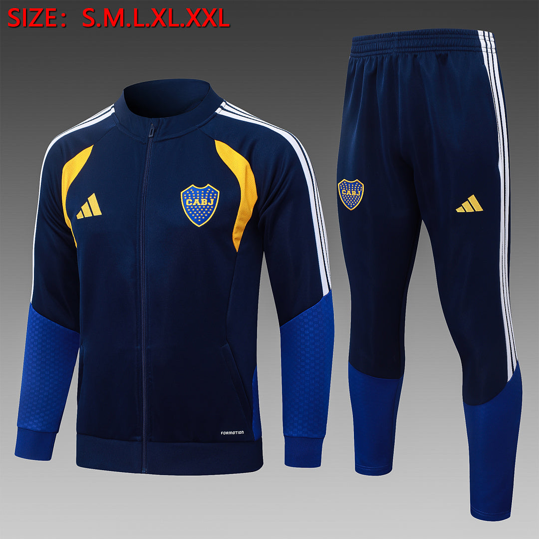 Survêtement Ensemble Jogging Boca Juniors Bleu Royal Jaune