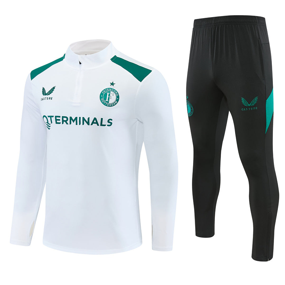 Survêtement ensemble jogging Feyenoord 2026/27 Blanc - Adulte