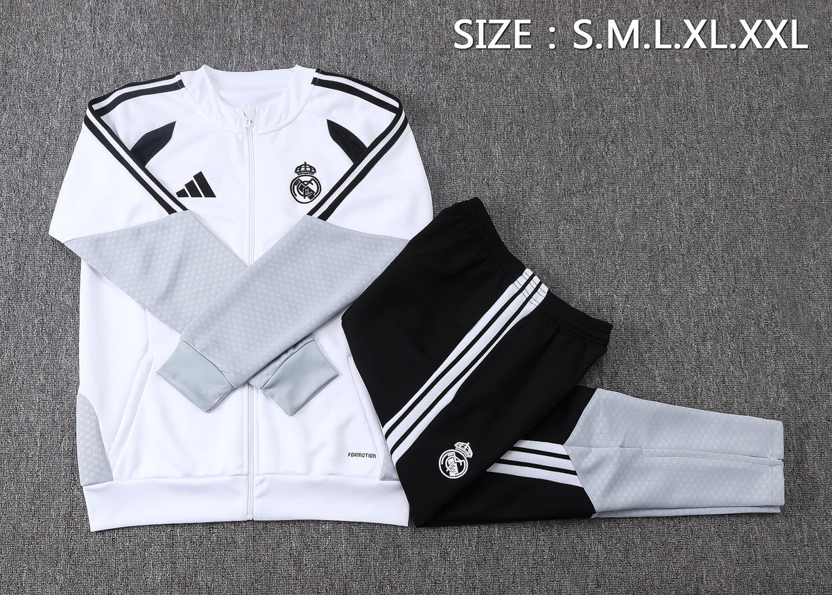 Survêtement Ensemble Jogging Real Madrid Blanc 2024/25