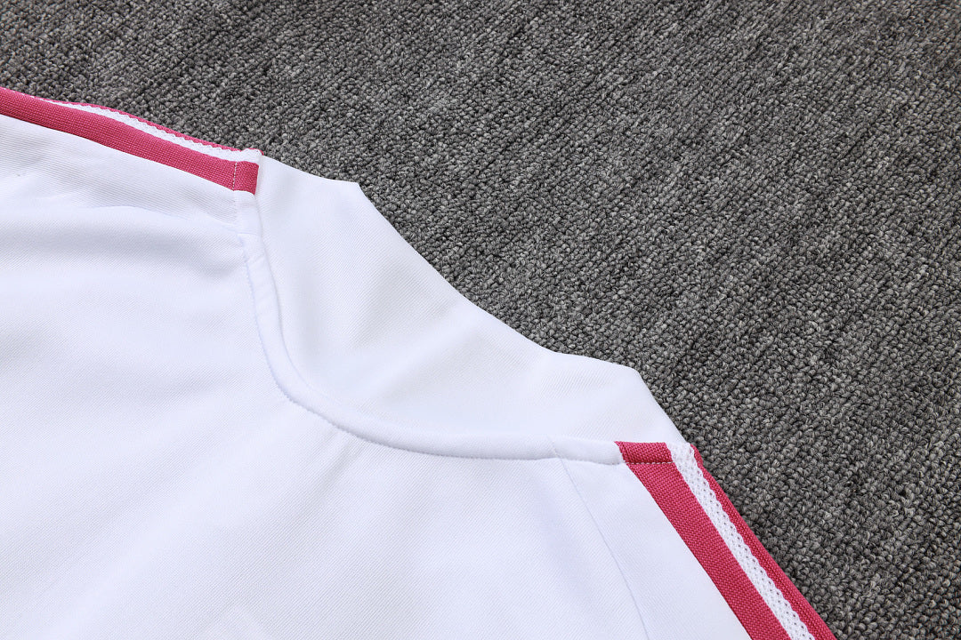 Survêtement Ensemble Jogging Real Madrid Blanc Rose