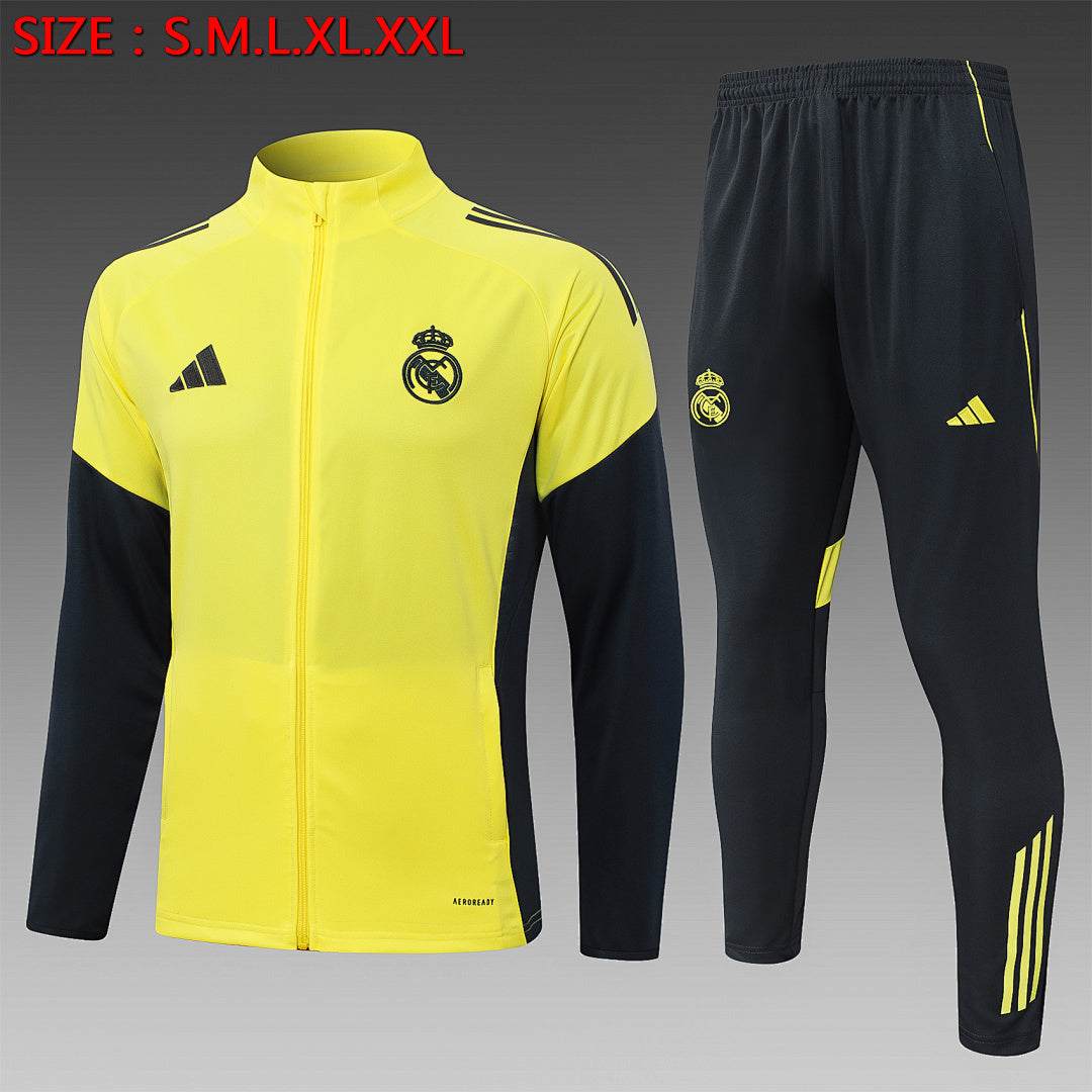 Survêtement Ensemble Jogging Real Madrid Jaune 2025/26