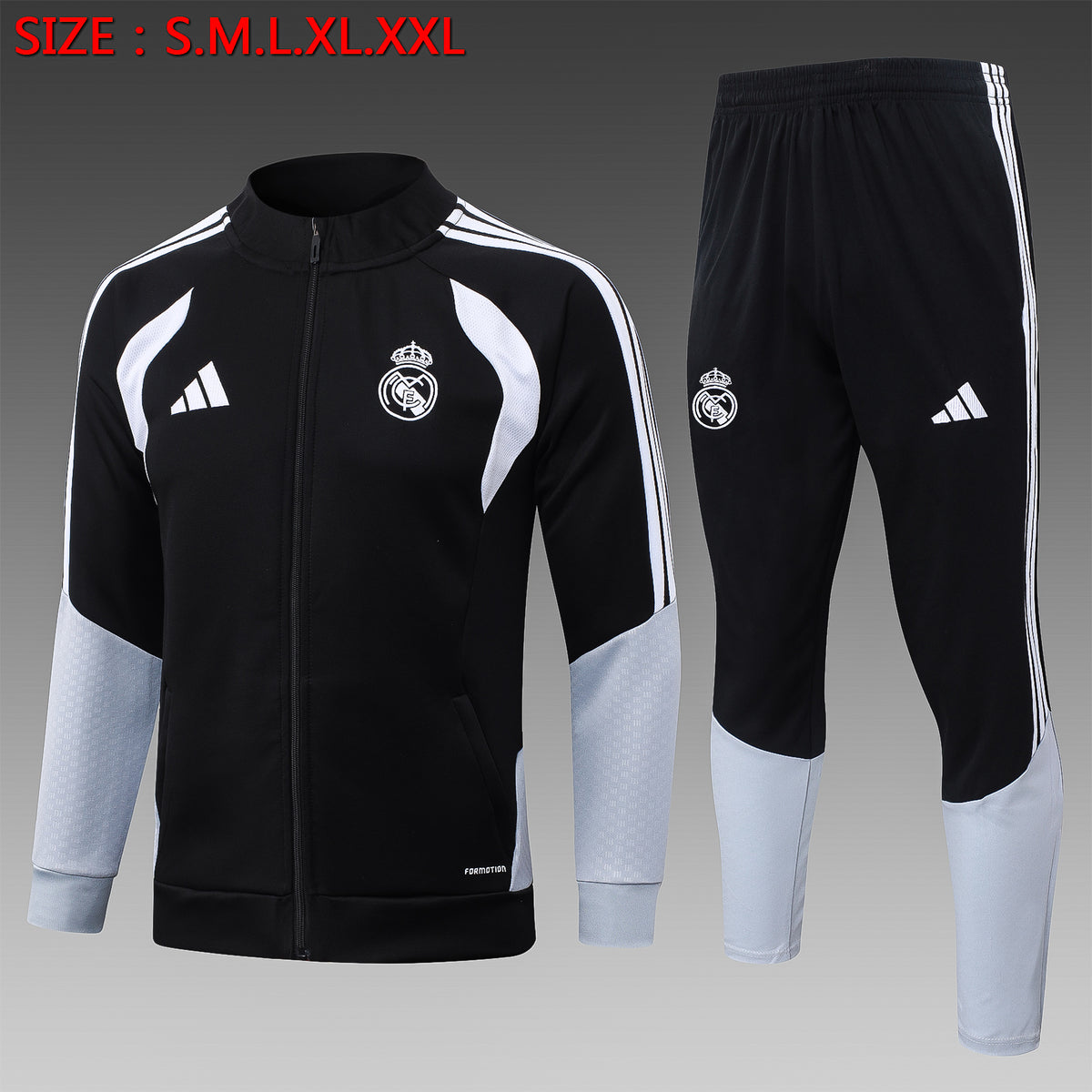 Survêtement Ensemble Jogging Real Madrid Noir 2026/27