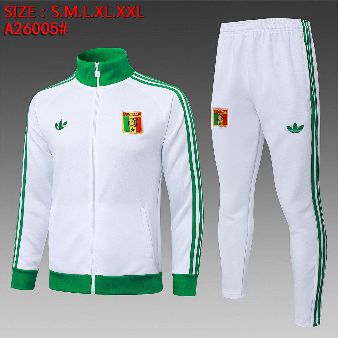 Survêtement Ensemble Jogging Sénégal Blanc