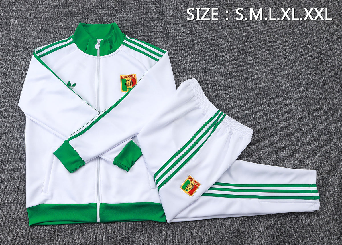 Survêtement Ensemble Jogging Sénégal Blanc