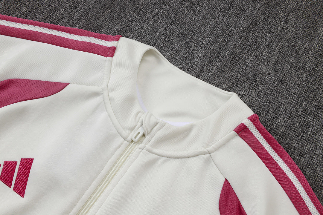 Survêtement Ensemble Veste Zip Beige 2024/25
