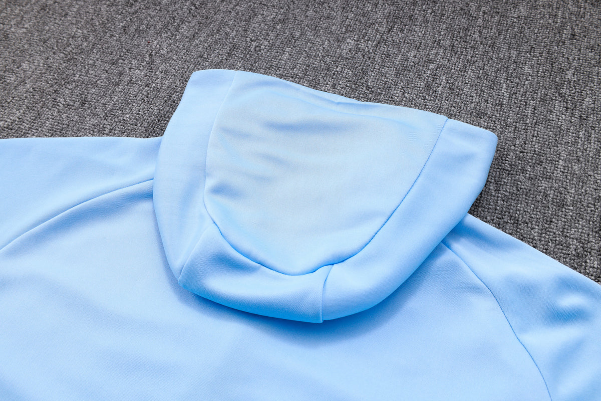 Veste à Capuche Zippée 2023/24 Bleu Clair